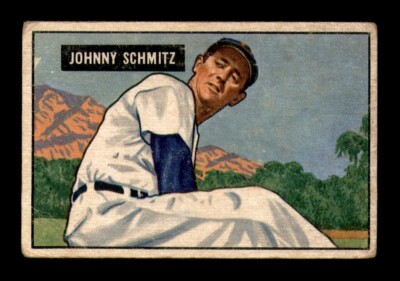1951 Bowman Set Break # 69 Johnny Schmitz VG *OBGcards*