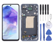 OEM For Samsung Galaxy A55 LCD Display Screen Touch Digitizer Replacement Frame