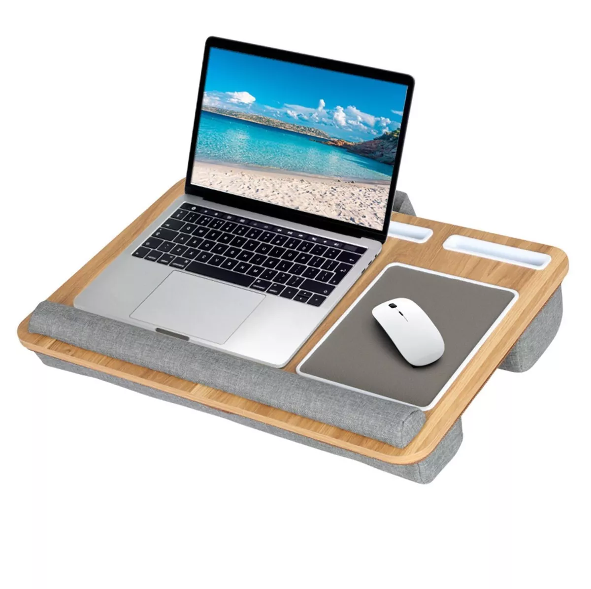 Laptop Lap Desk, Lightweight Portable Laptop Desk with Pillow Cushion