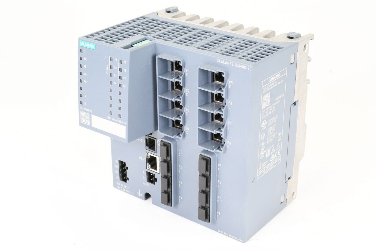 umページ SIEMENS 6GK5408-8GS00-2AM2, Scalance XM408-8C, Managed modular IE