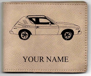 AMC Gremlin X Leather Billfold With Drawing and Your Name On It ...