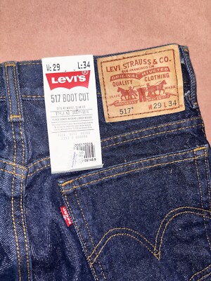 Vintage Levis 517, Deadstock NWT, Bootcut Jeans Size 29x34 | eBay