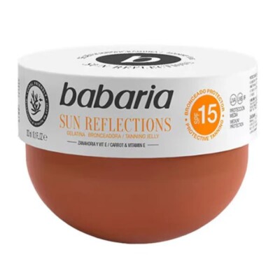2 x Babaria Karottenbräunungsgelee LSF 15 Sonnencreme 300ml Doppelpack Sonnenschutzöl