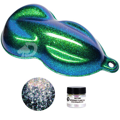 0.5g Neptune SuperShift Flake  | Chameleon Pigment ColorShift Green Blue Purple