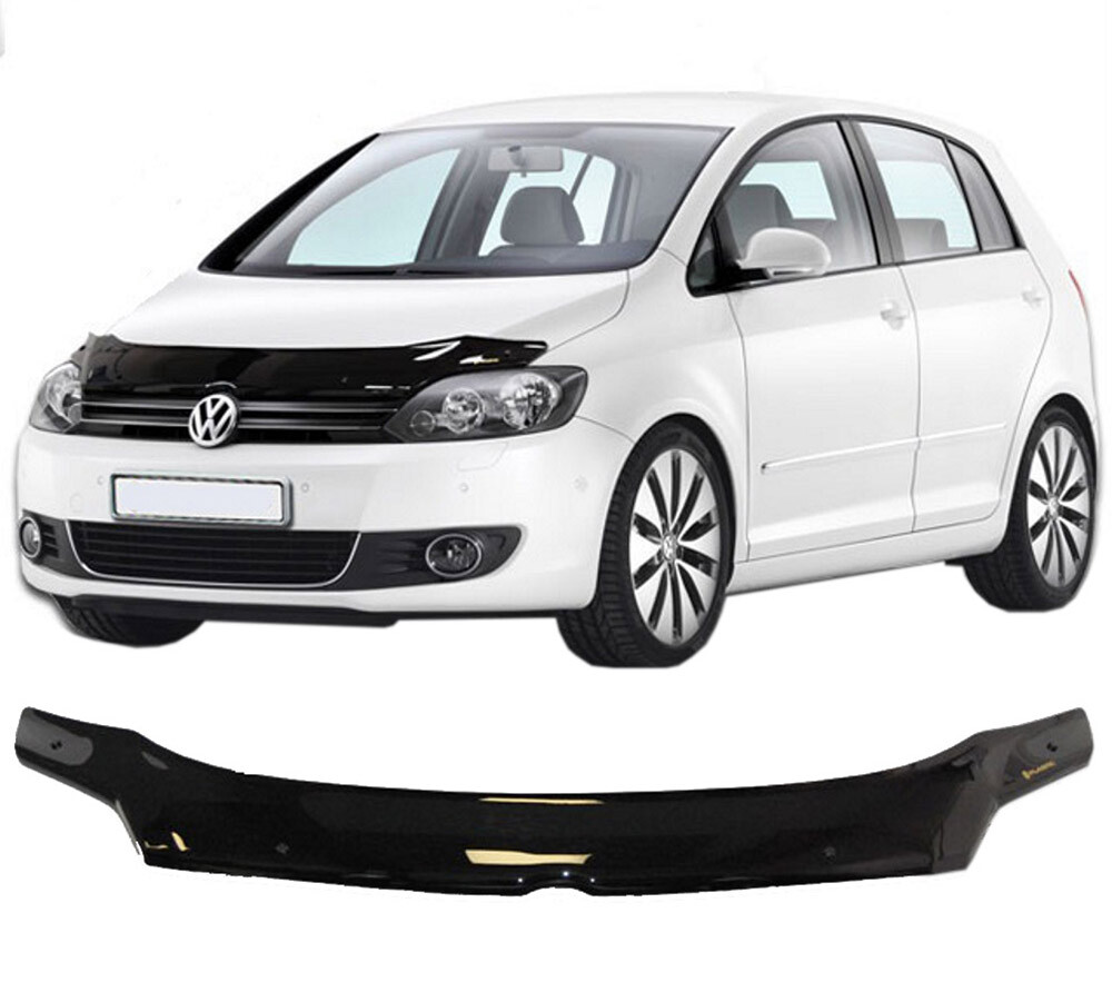 Déflecteur protection capot pour VW Golf Plus 2009-2014 Scoutt bra de capot noir