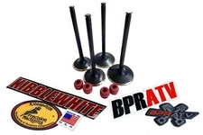 Polaris Predator 500 Kibblewhite Head Intake Exhaust Valves RED Seals 2003-2007