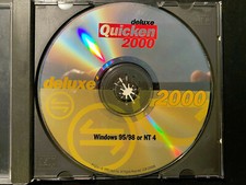 Quicken Deluxe 2000 Version 5 for Windows 95 /98 NT and 3.1