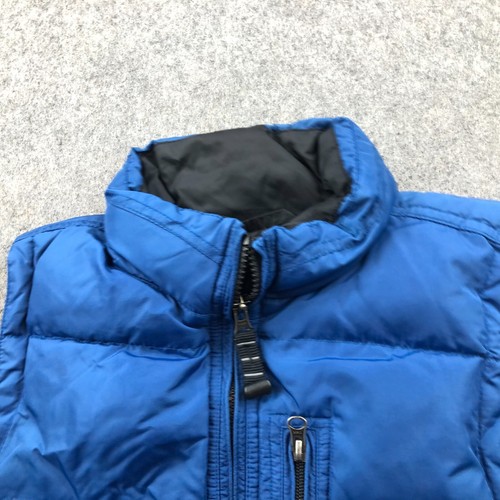GAP Vest Boys Large Blue Full Zip Front Zipped Pockets Logo Down Filled - Picture 7 of 12