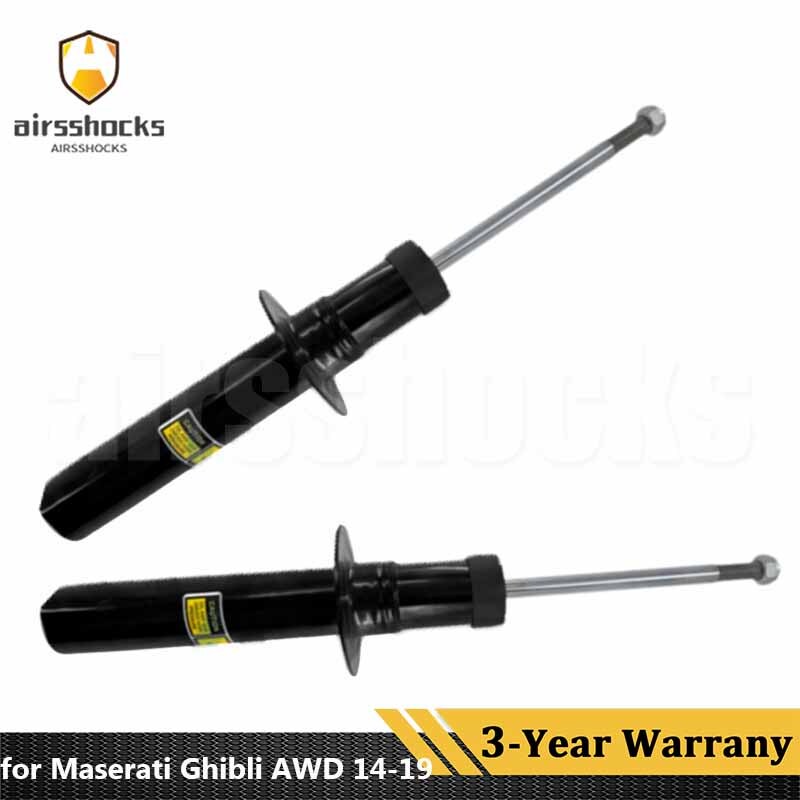 2X Front Left Right Shock Absorbers for Maserati Ghibli AWD 2014-2019 670008897