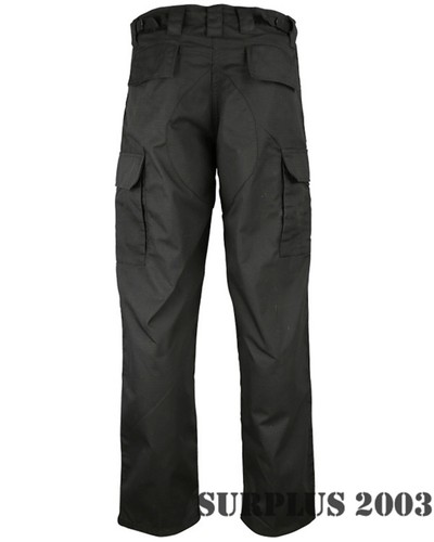 M65 Black Army Style Trousers Military Combat Cargo BDU Trouser Ripstop Pant - Picture 4 of 6