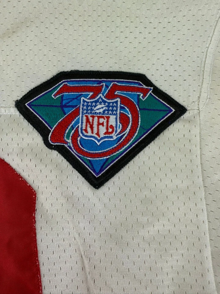 Camiseta Wilson Proline San Francisco 49ers Jerry Rice 75 Aniversario 42 Blanca Foto 4 de 4