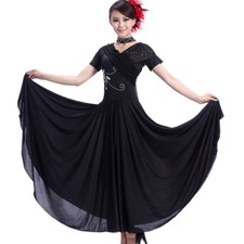 Latin Ballroom Competitio  n Dance Dress Modern Waltz Tango Standard Dress N002