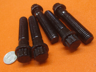 12 Point Flanged, Ferry Bolt, Steel, PT, 5/8''-11 x 3.0'' Length, 5 Pc