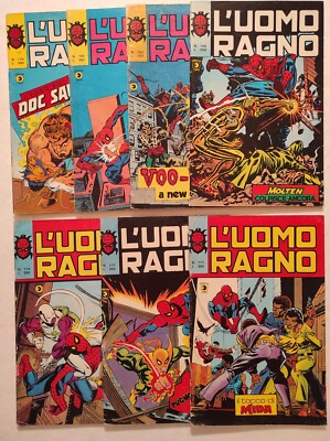 LOT 7 SPIDER MAN NO. 156 TO 174 - HORN EDITORIAL - NO YIELD - GOOD