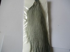 Premium cock neck cape genetic light blue dun half hackle feathers
