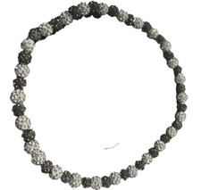 MLB Inspired Boys Rhinestone Crystal Disco Ball Beaded Baseball Necklace Red Hot