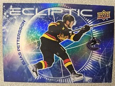 2023-24 UD Upper Deck Series 2 Ecliptic EC-3 Elias Pettersson, Vancouver Canucks