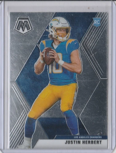 Justin Herbert 2020 Panini Mosaic #204 (RC) Rookie Card Los Angeles Chargers