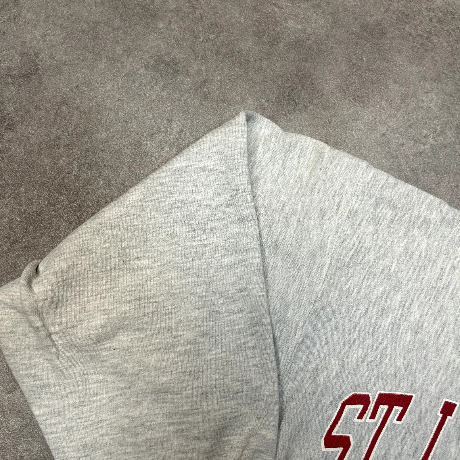 Champion Sweatshirt Mens Large Y2K Reverse Weave Graphic Print Jumper, Grey image 6