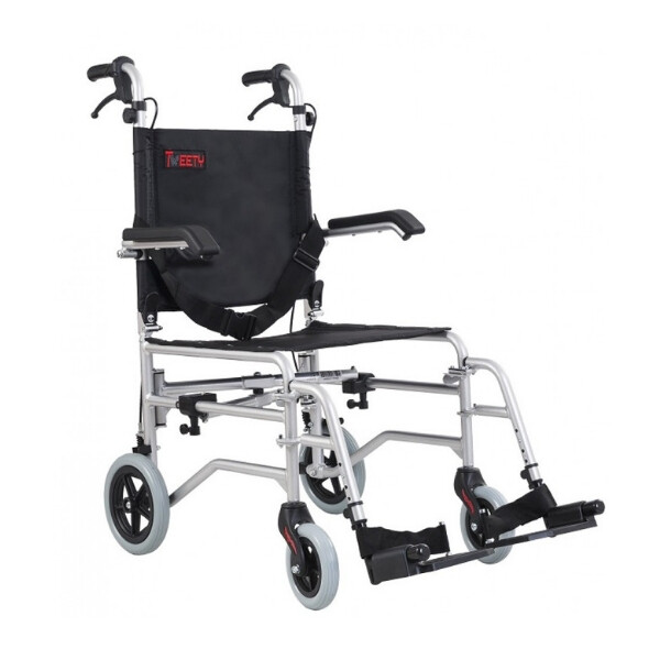 Sedia a Rotelle Da Viaggio Carrozzina anziani e disabili Leggera 9,84 Kg Wimed