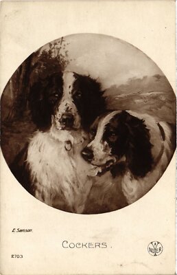 CPA AK Cockers DOGS (1387599)