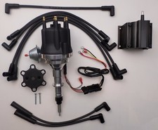 Small Cap Chevy Inline 6 Cyl 194-230-250-292 Black Hei Distributor Coil Wires Small Cap Chevy Inline 6 Cyl 194-230-250-292 Black Hei Distributor Coil Wires