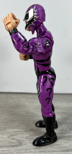 Rey Mysterio WWE Purple Phantom Outfit Best Of WCW Jakks Figure Halloween Havoc - Picture 4 of 6