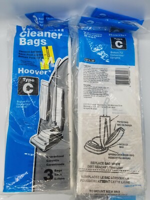 4 Three Packs (14 Bags) - VacMaster Vacuum Cleaner Bags for Hoover Type C 