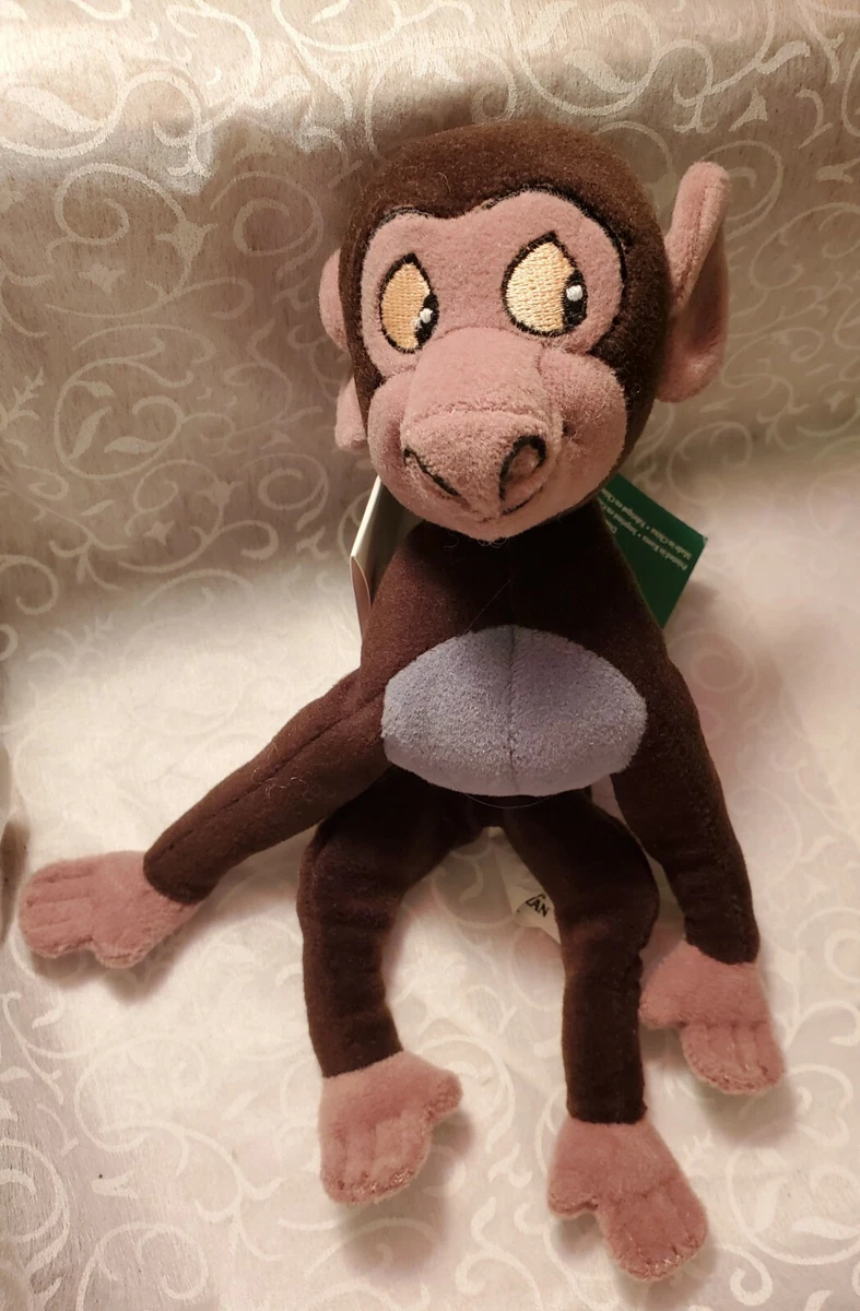 NEW BABY BABOON 7&#034; Tarzan RETIRED Mini Bean Bag Plush w/ great TAG  Monkey | eBay