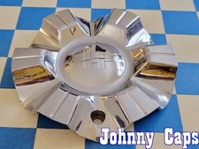 HELO Wheels # N/A. BLANK.  Custom CHROME Wheel Center Cap  [38]  (QTY. 1)