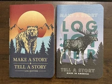 Log + Jotter  Dot Graph Notebook Set Of 2   Grizzly  -  Moose   2020