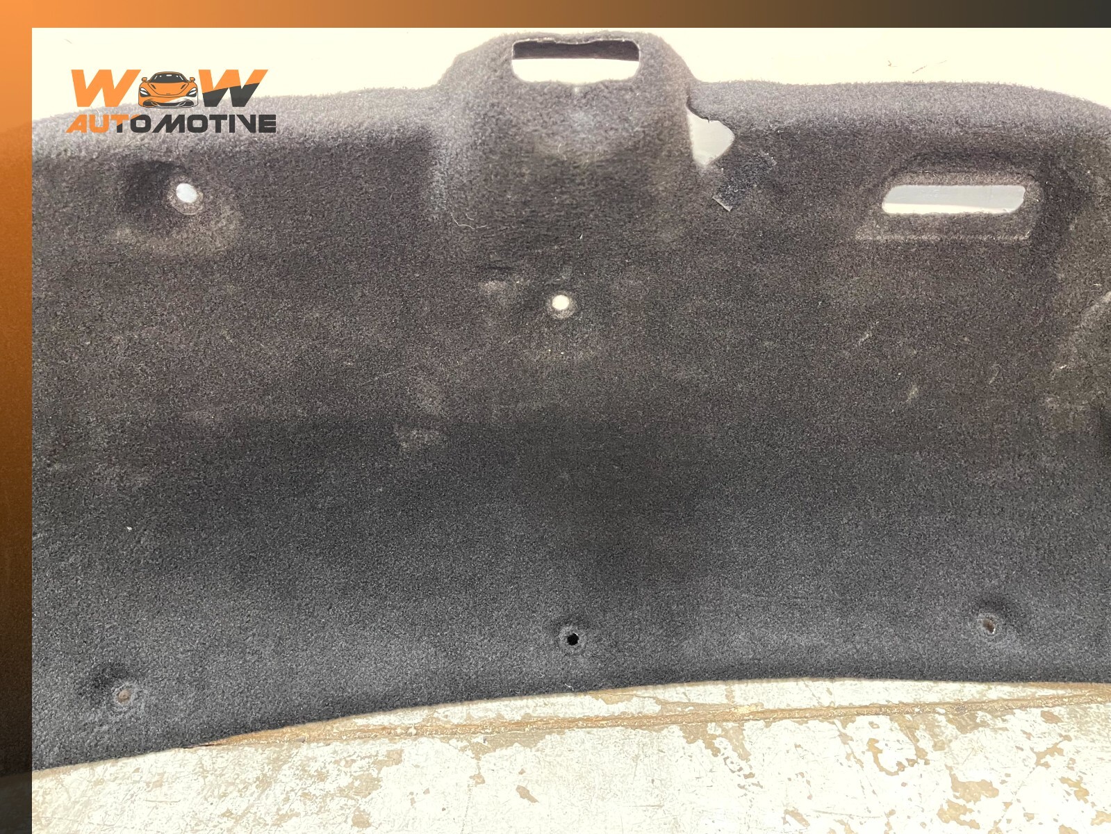 14-17 MASERATI GHIBLI TRUNK DECK LID LINER TRIM COVER PANEL OEM