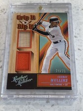 2019 Panini Leather & Lumber Grip It ‘n Rip It Cedric Mullins Orioles /25