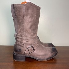 TIMBERLAND WHITTEMORE MID SIDE ZIP BOOTS Sz 8...