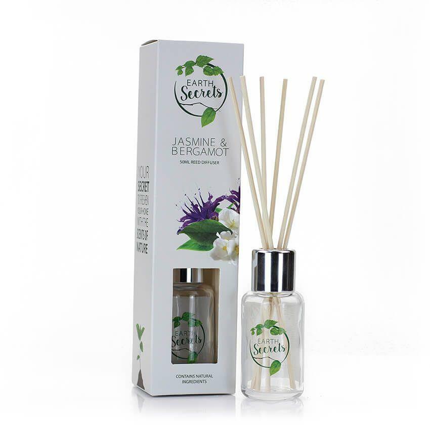 Ashleigh & Burwood Earth Secrets Jasmine & Bergamot 50ml Reed Diffuser Fragrance