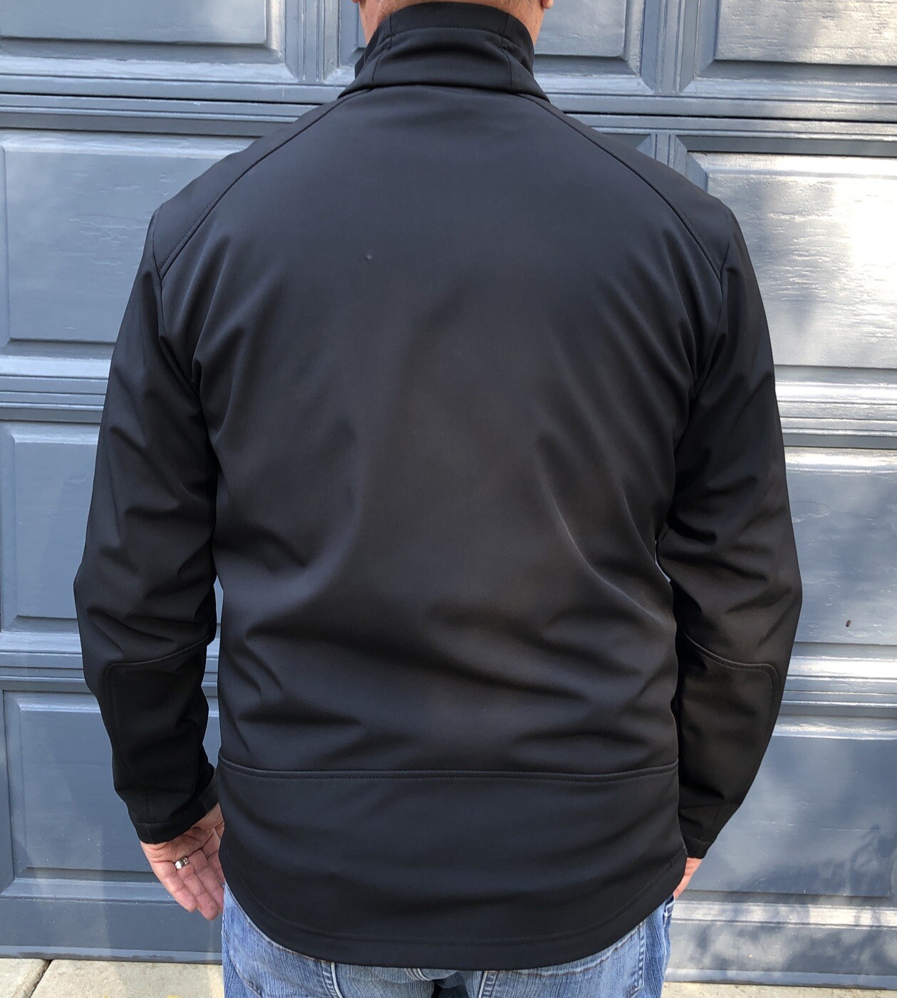 Koppen Jacket Mens Black Soft Shell Polyester Gri… - image 3