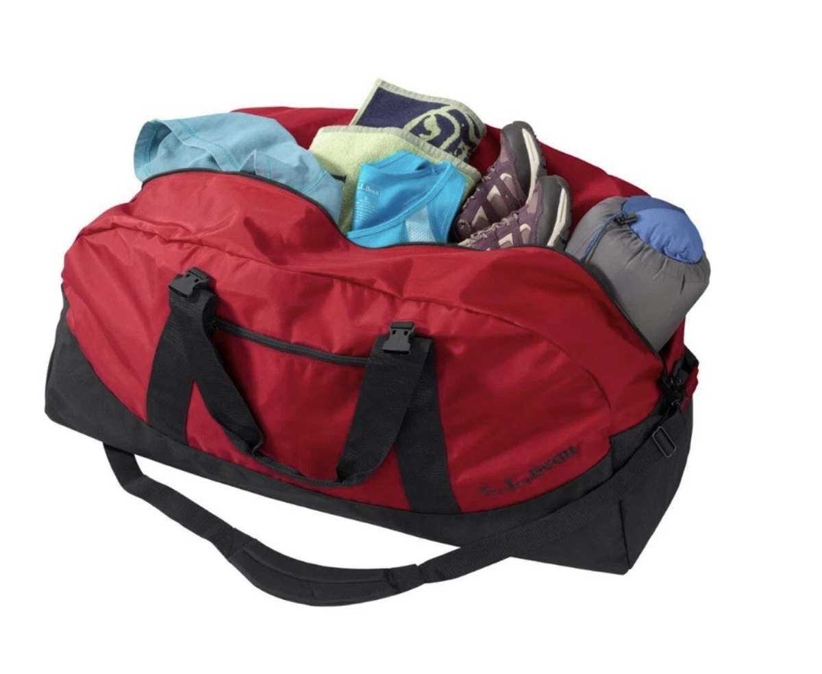 LL Bean Adventure Duffle L color light gray heather eBay