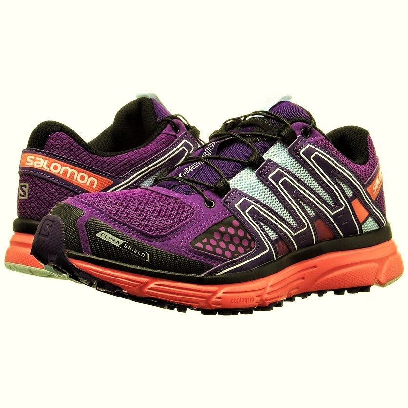 Salomon Mission 3 Clima Shield scarpe da trekking trail running viola donna