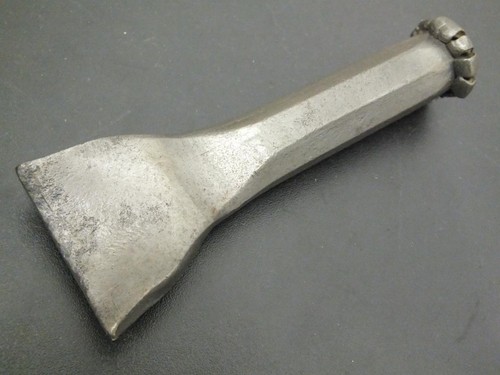 VINTAGE SHIPWRIGHTS CURVED CAULKING CHISEL CAULKING IRON BY BURNS BROS 2" WIDE - Picture 5 of 8