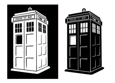 Holographic Tardis Police Box Sticker - 4x8 Inches For Cars & Laptops ...