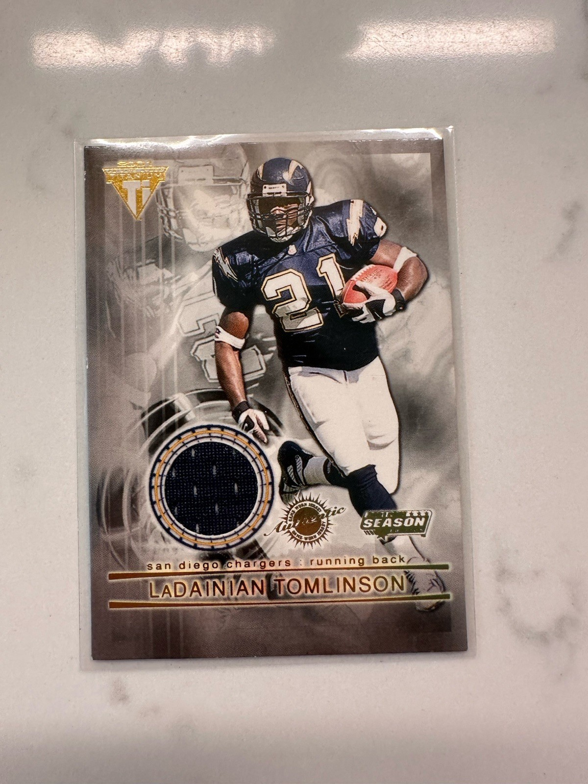 LaDainian Tomlinson Pacific Private Stock Titanium Post Season Jersey #85 Post Season Jersey-Patch