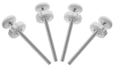 4Pcs Universal Baby Gate Threaded Spindle Rod, M8 8Mm Replacement Bolt Part Fo