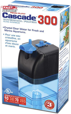 Penn-Plax Cascade 300 Fully Submersible Internal Filter   Provides Physical, Bio