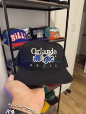 Vintage NBA Twins Enterprise 90s Orlando Magic Snapback Cap Hat Basketball