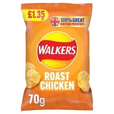 Walkers Roast Chicken Sharing Crisps 18 x 70g Bags