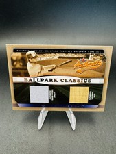 2002 Fleer Authentix - Ballpark Classics Paul Molitor Jersey Bat Relic Brewers