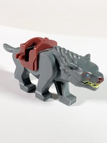 Lego The Hobbit Lord of The Rings 79002 Gray Warg Wolf With Saddle See Photo