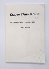 CyberView X5-SF Users Manual/PrimeFilm 7200