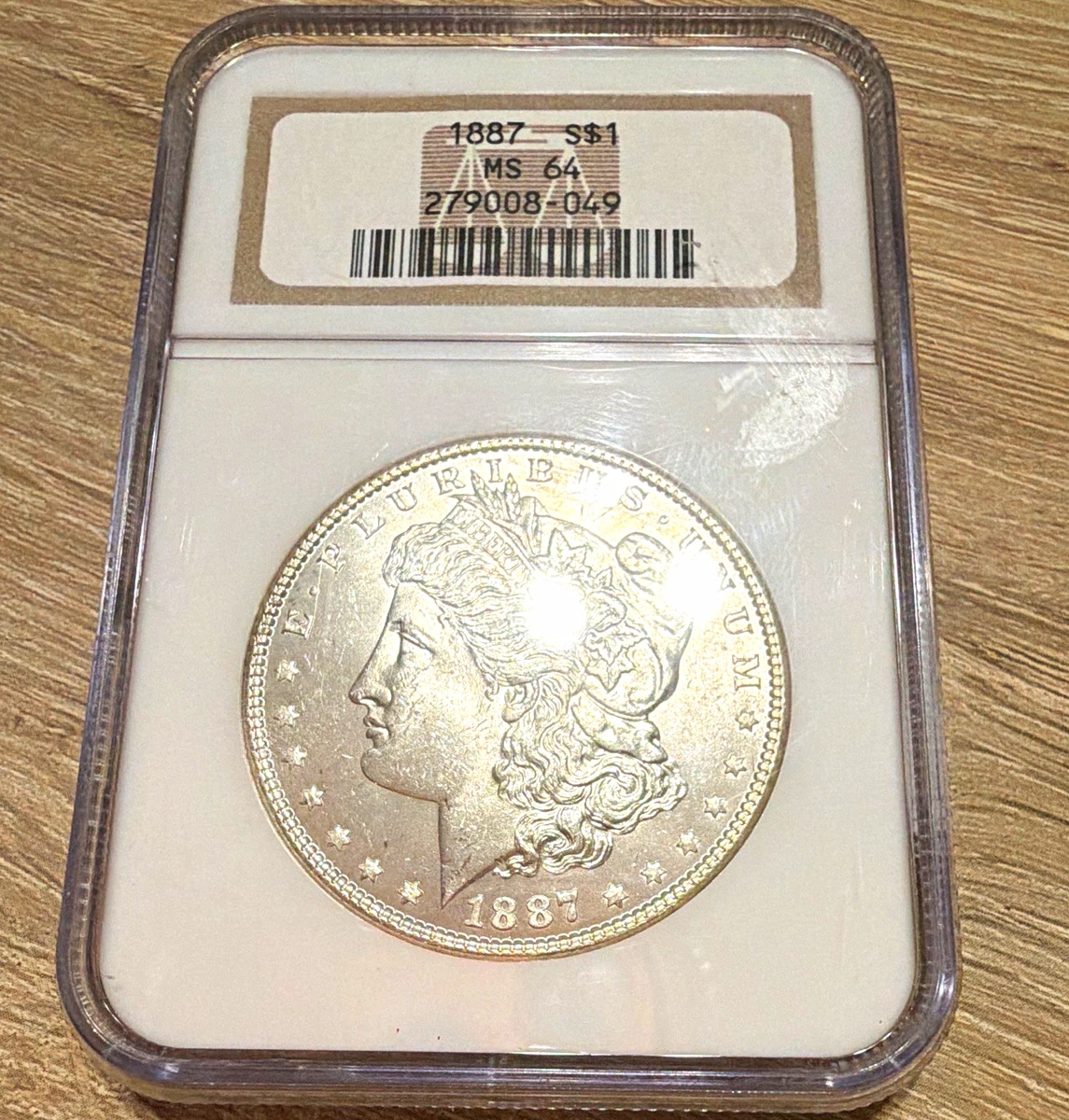 25+ MS 64 Graded 1887 Year Morgan US Dollars (1878-1921) for sale