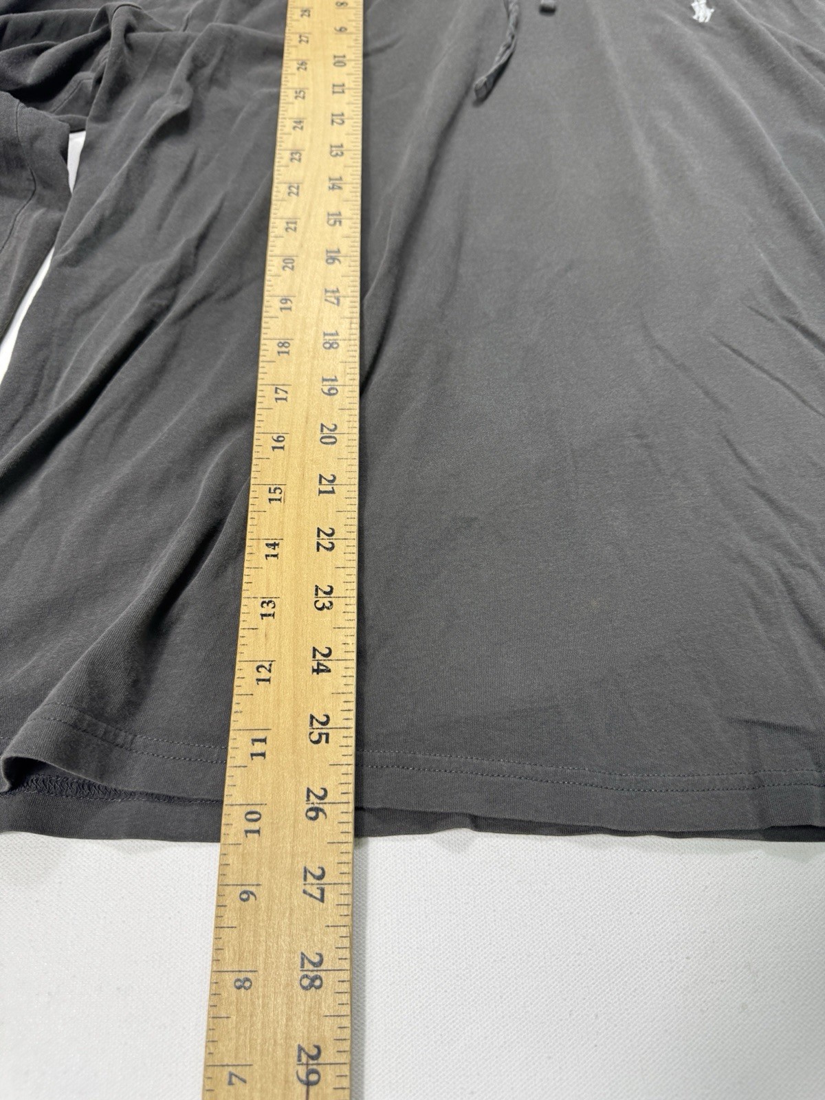 Polo Ralph Lauren Jersey T Shirt Felpa con Cappuccio Uomo XL Grigio Moderno Pony Logo Casual